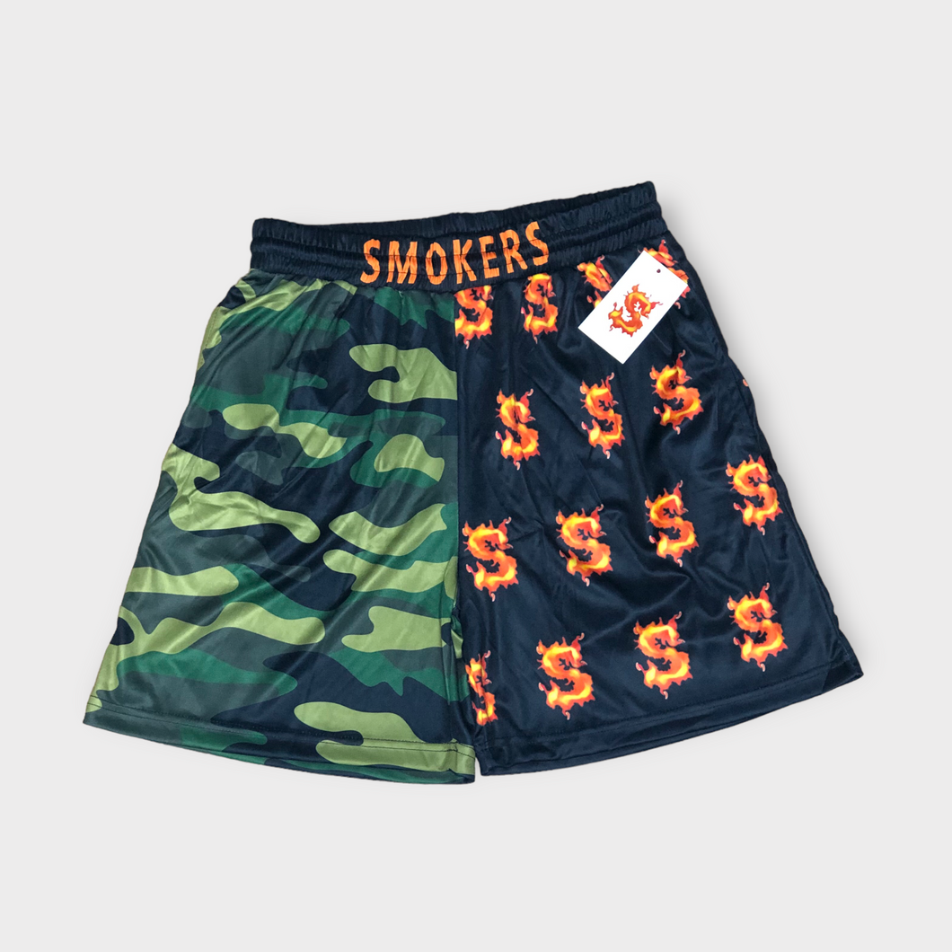 Flaming “S” Shorts